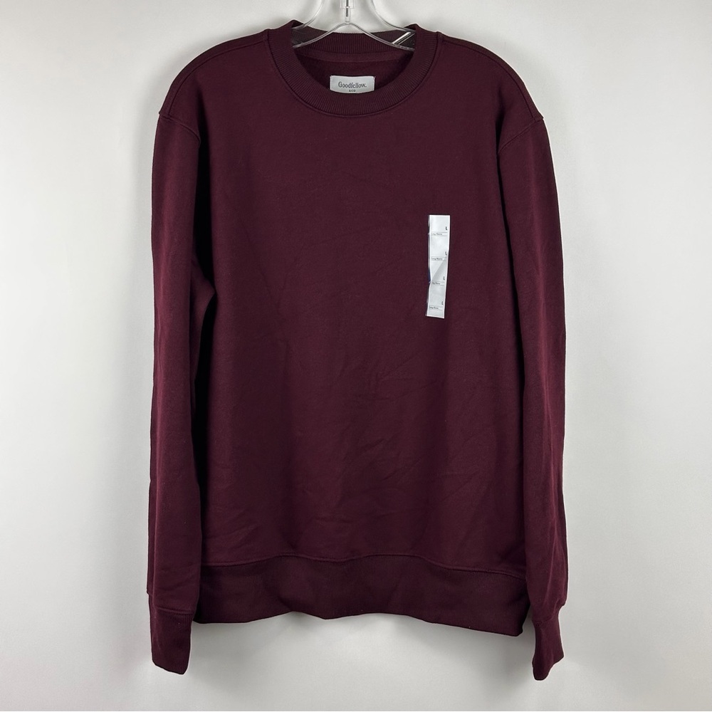 Goodfellow & Co Men's Ultra Soft Fleece Crew Neck Long Sleeve Shirt